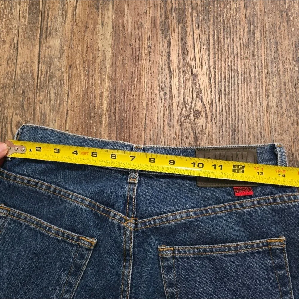 Vintage 90s DKNY Classic High Waist Jeans, Size 10. Made in USA, 100% Cotton
